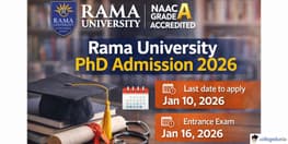 Rama University Kanpur PhD Admission 2026 Open